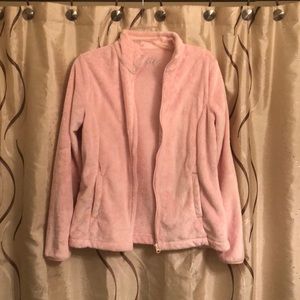 Pink fuzzy jacket